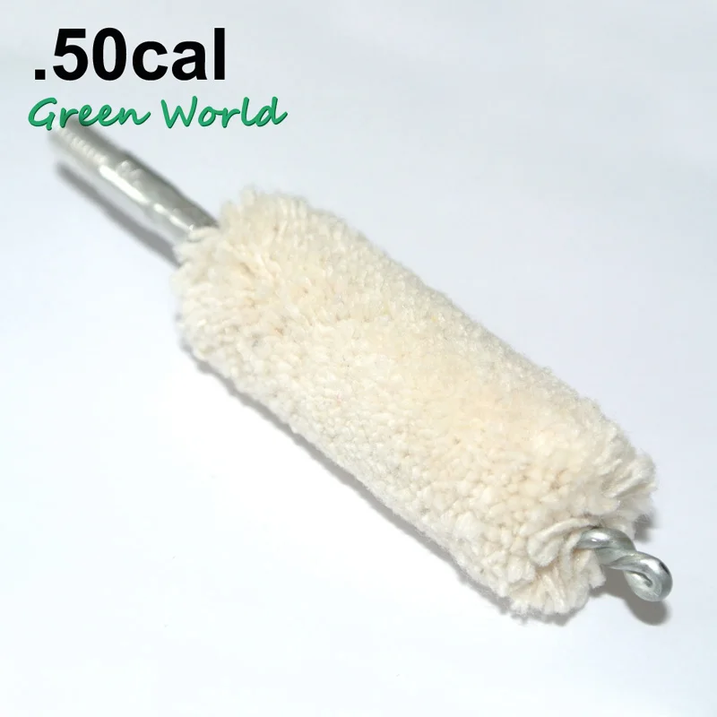 Green World 5pcs/lot .50cal-12Gauge Mop Brush Cotton Swab Gun Clean | Outdoor Tools