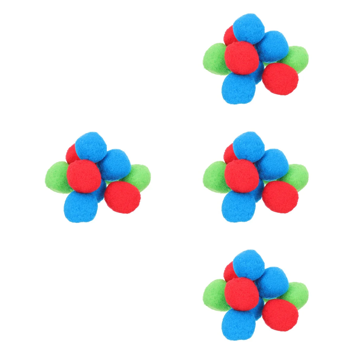 

80 pcs Water Game Playthings Reusable Water Fight Cotton Balls Kids Playthings