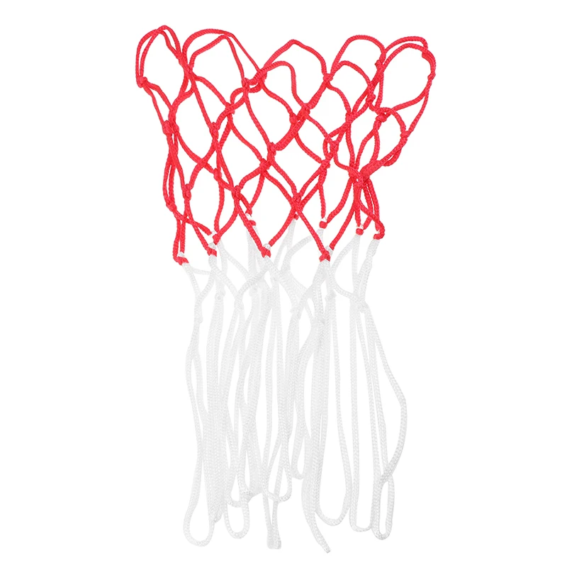 

Баскетбольная сетка, прочная нейлоновая универсальная сетка для баскетбола, сменные Баскетбольные Сетки, два цвета, 1 шт.