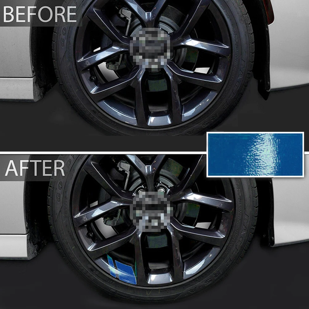 Автомобильные 6 шт. светоотражающие наклейки на обод колеса ступицу для Honda CR-V CIVIC