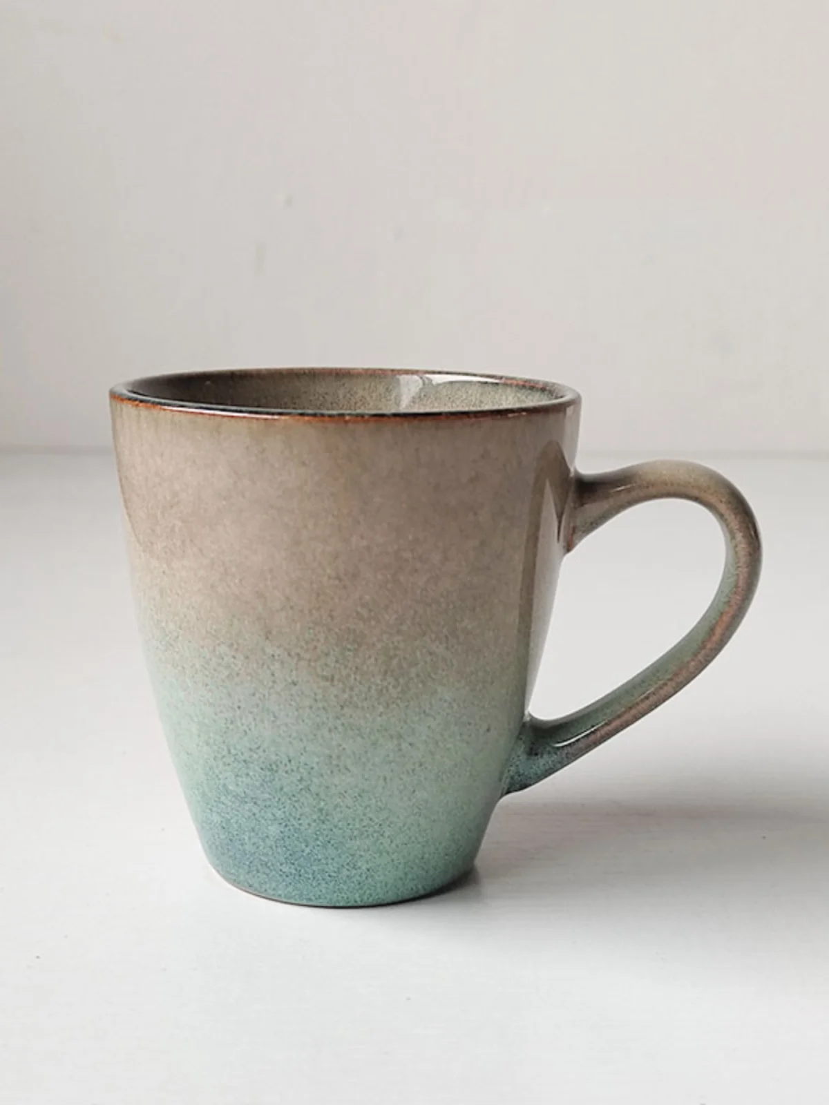 

Qingyan Mug Small Office Drinking Cup Household Milk Cup Ceramic Kiln Becomes High Beauty Cup