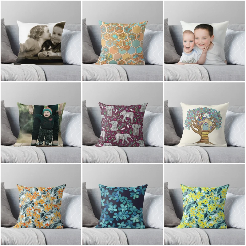 

Новинка, декоративная наволочка с геометрическим принтом, 40, 45, 50, 60 см