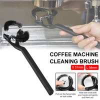 coffee machine cleaning brush nylon espresso machine brush detachable brush head for coffee grinder and espresso cleaning