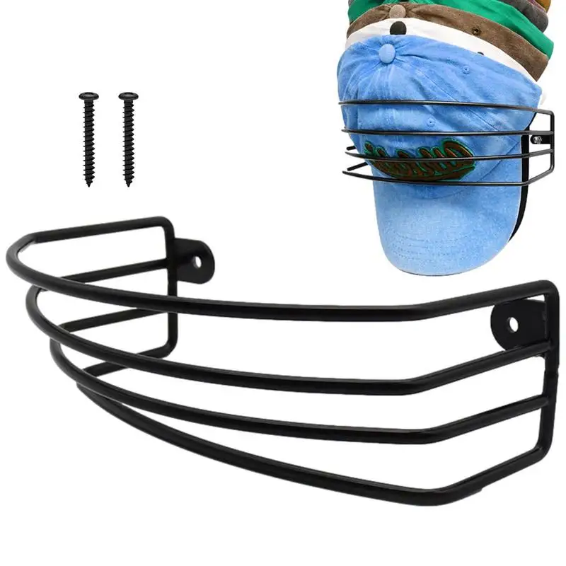

Hat Holder Wall Curved Shaped Holder Organizer Baseball Holder Over The Door Hat Rack Hold Up To 30 Hats Hat Racks