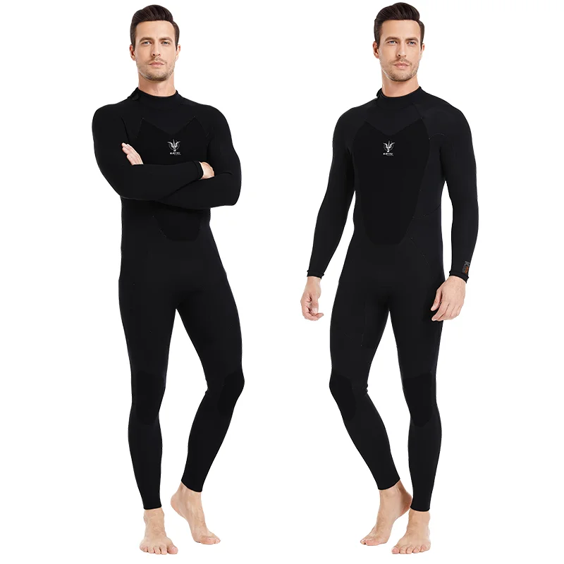 3MM Neoprene Wetsuits Adult Swimwears Diving Suits Long Sleeves Gentlemen Surfing Rash Guards Snorkel One Pieces