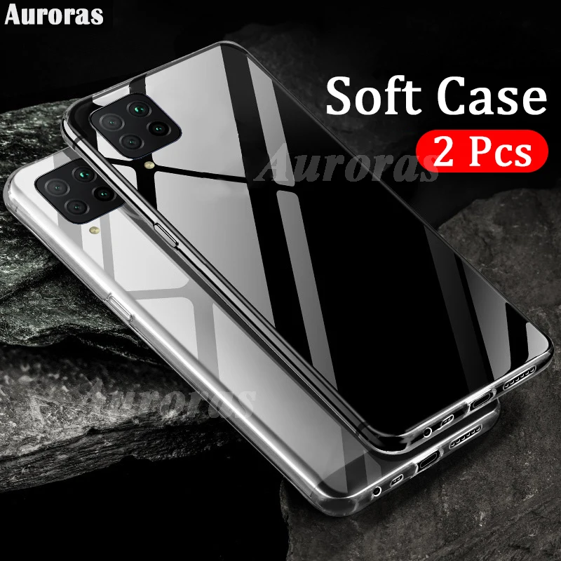 

Auroras 2 pcs Case For Samsung M33 5G Clear Water Soft Case Transparent Phone Cover For Samsung M23 M53 5G Clear Case