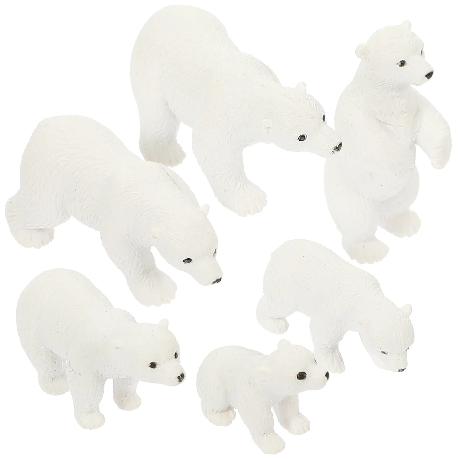 

Figurines Animal Micro Landscape Resin Decoration Animalschristmas Figure White Figurine Toppersgarden Mini Miniature Statue