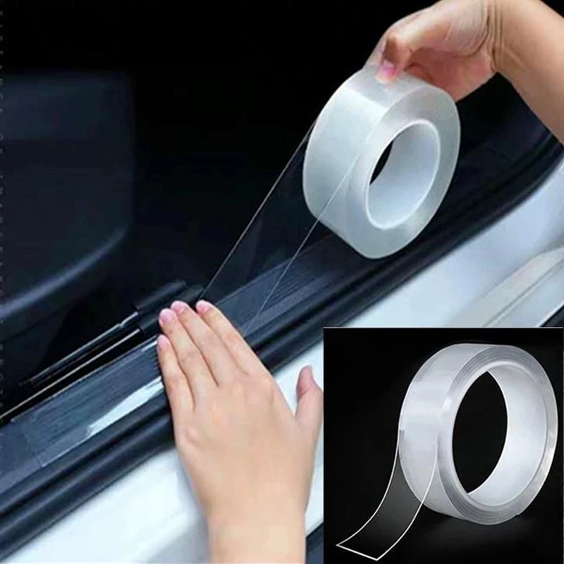 

Universal Car Anti-collision Strip Nano Tape Scratchproof Car Threshold Transparent Film Door Edge Rim Protective Car Stickers