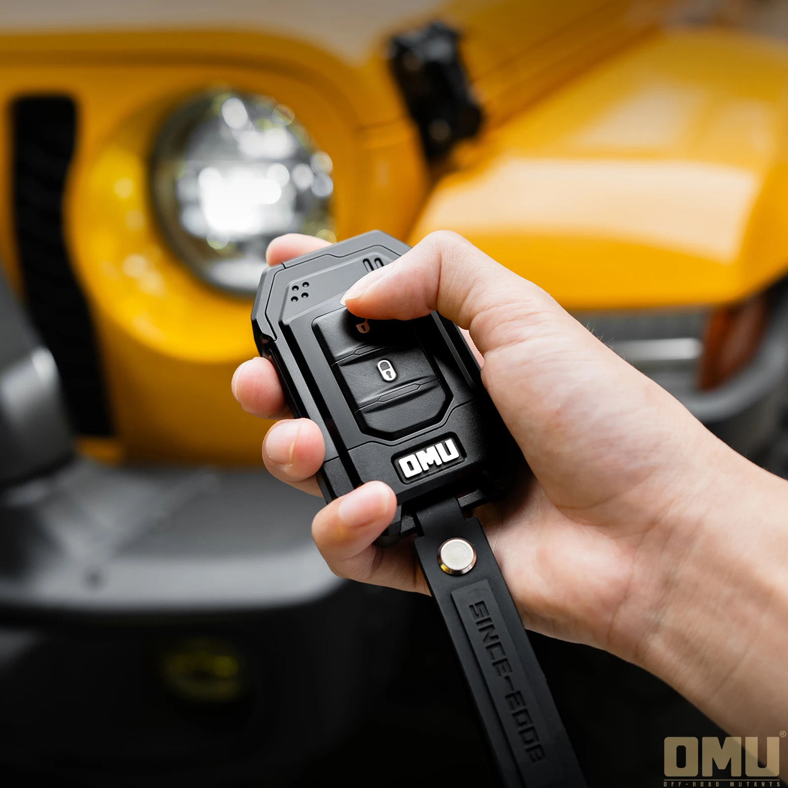 

Автозапчасти серии OMU Genesis, алюминиевый чехол для ключей, брелок для ключей для Jeep Wrangler JL Gladiator JT 2018-2024, автомобильные аксессуары