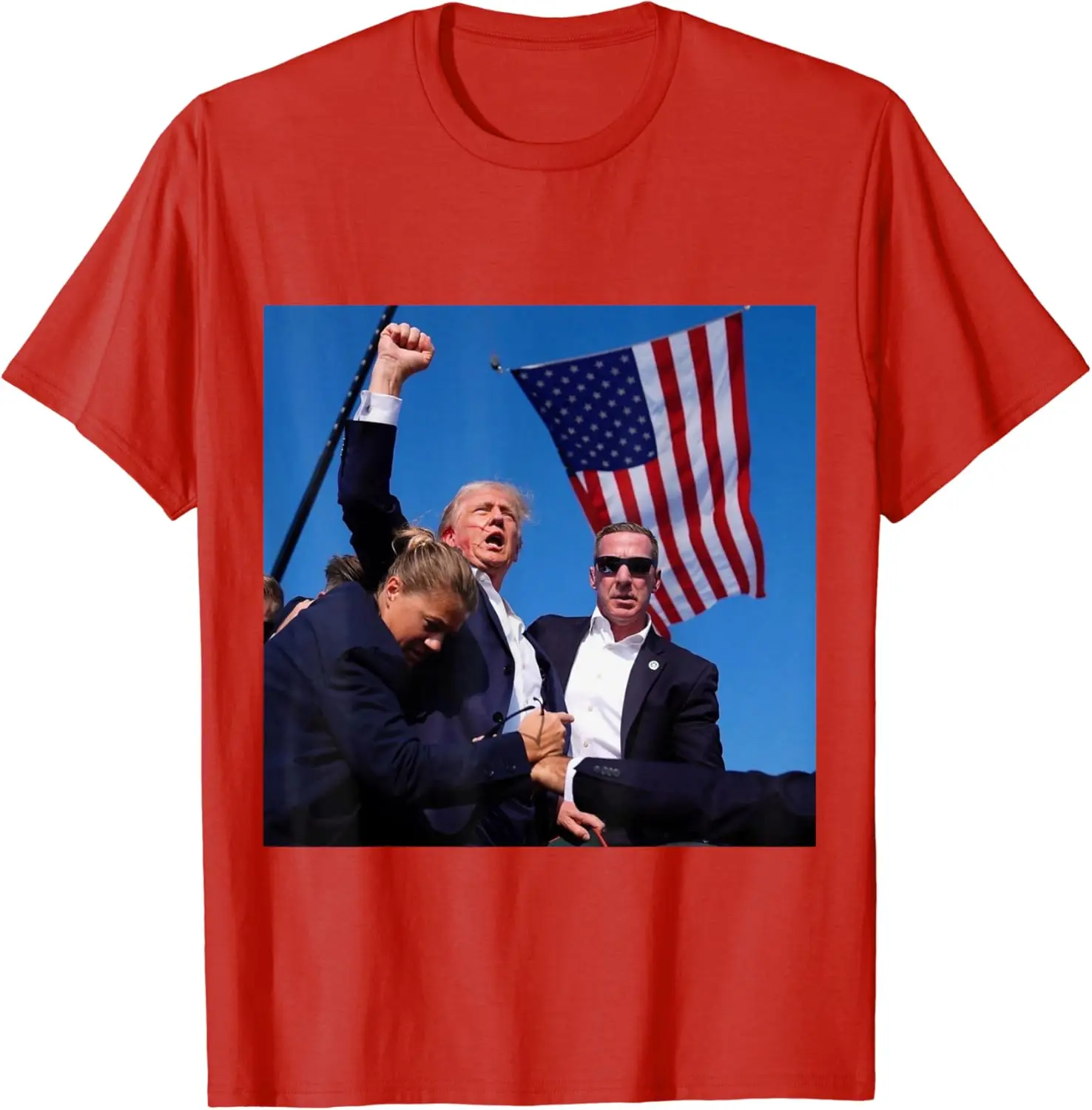 Трамп 2024 пережил борьбу! Футболка &quotмага&quot