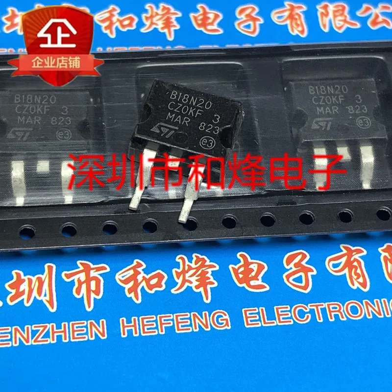 

Оригинал 5 шт./B18N20 STB18N20 TO-263 200V 18A