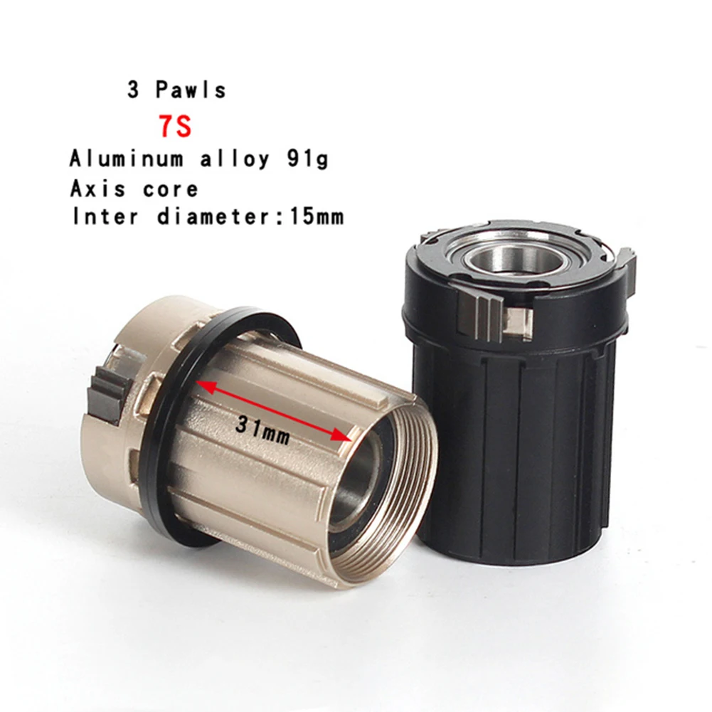 

Bike Hub Bicycle Parts MTB Bearing 120Ring Three Claw Bicycle Column Foot Replacement 7-11S Cassette Body / Freehub New