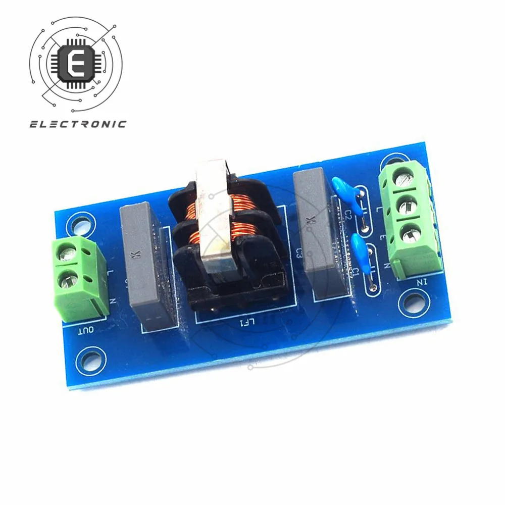 

EMI Filter 220V Sound Booster Filter Socket 2A EMI Filter Module Power Board