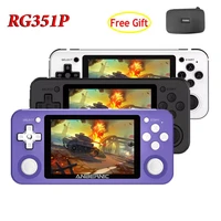 rg351p retro game console 3 5 inch oca full fit screen video game player open source handheld console with 2500 games