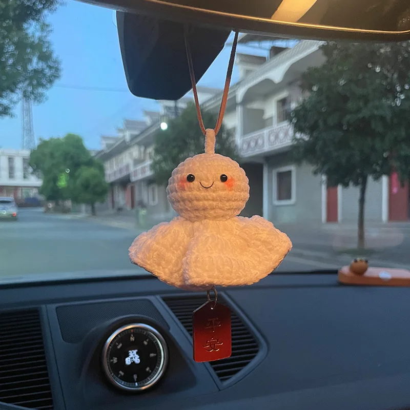 

Car Pendant Automotive Interior Decoration Girl Cute Sunny Day Doll Safeness Rearview Mirror Pendant Plush Gifts And Souvenirs