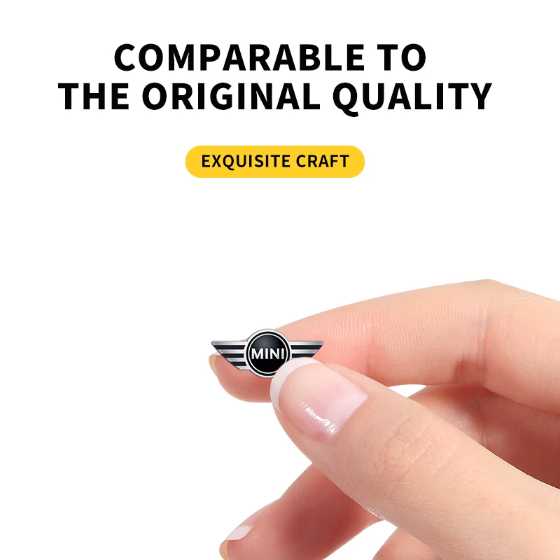 Модные наклейки с эмблемой ключа автомобиля 14 мм логотип авто управления