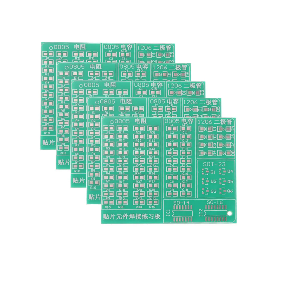 

10PCS Single Sided PCB 0805 1206 SOT23 50X60MM 1.6MM DIY PCB Board SMD PCB board