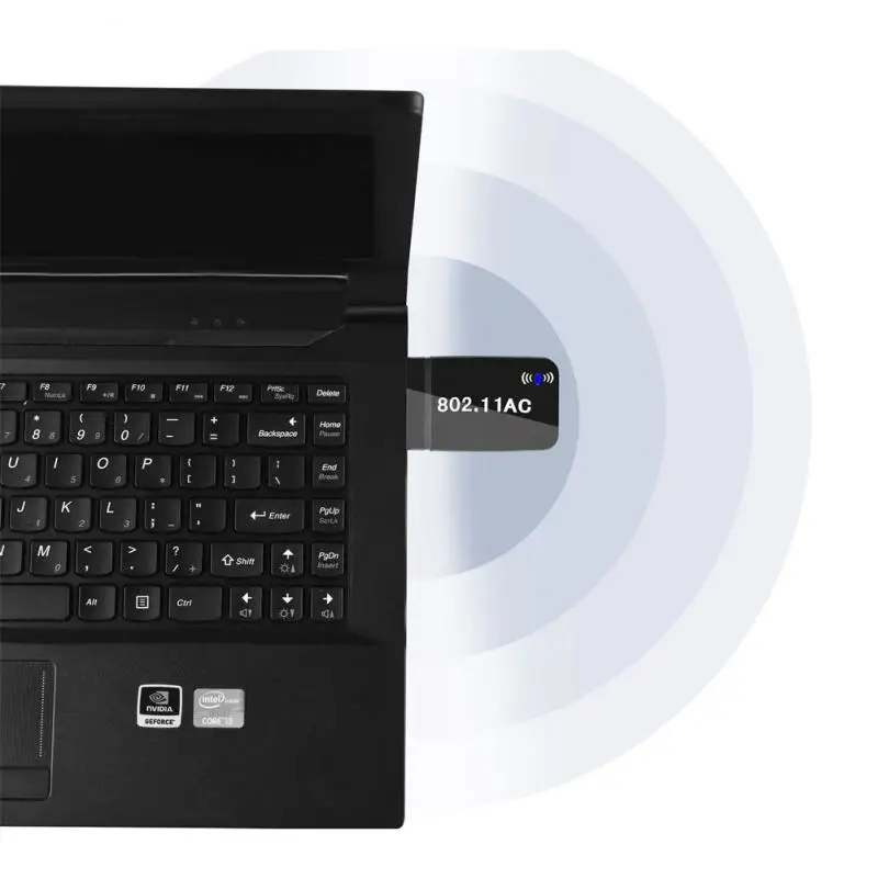 

RYRA 2,4G 5,8G 1200Mbps Беспроводной двухдиапазонный USB 3.0 Wi-Fi Lan адаптер Сетевая карта высокоскоростной USB3.0 приемник