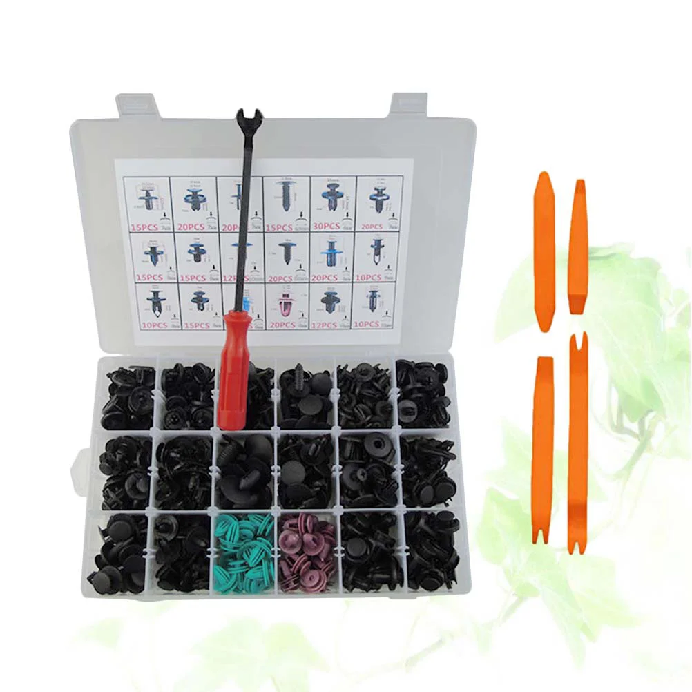 

304 шт., автомобильные нейлоновые зажимы для бампера