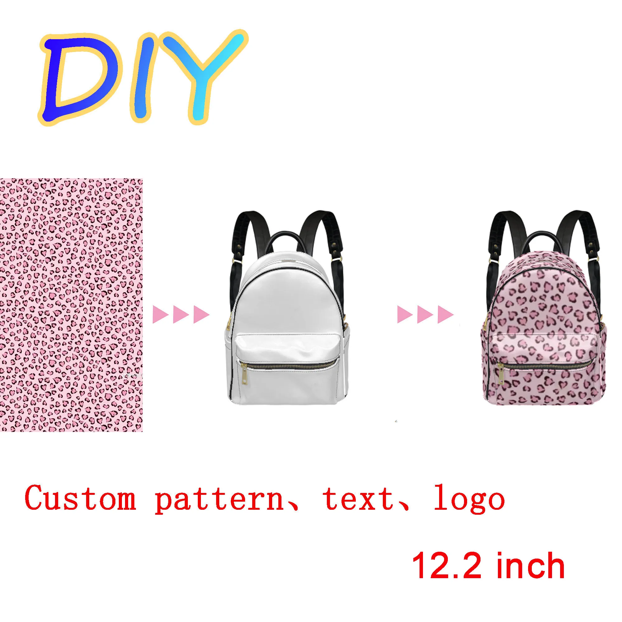 Женский рюкзак с цветочным принтом Самоа дорожный стильный комплект из 2