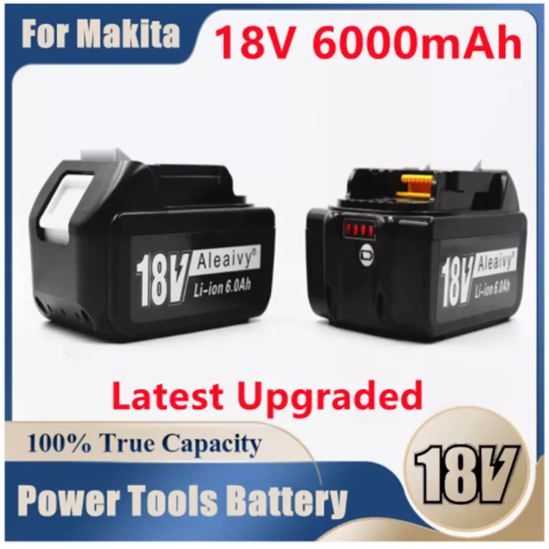 

Latest Upgraded For 18V Makita Battery 12000mAh Rechargeable Power Tools Battery with LED Li-ion Replacement LXT BL1860B BL1860