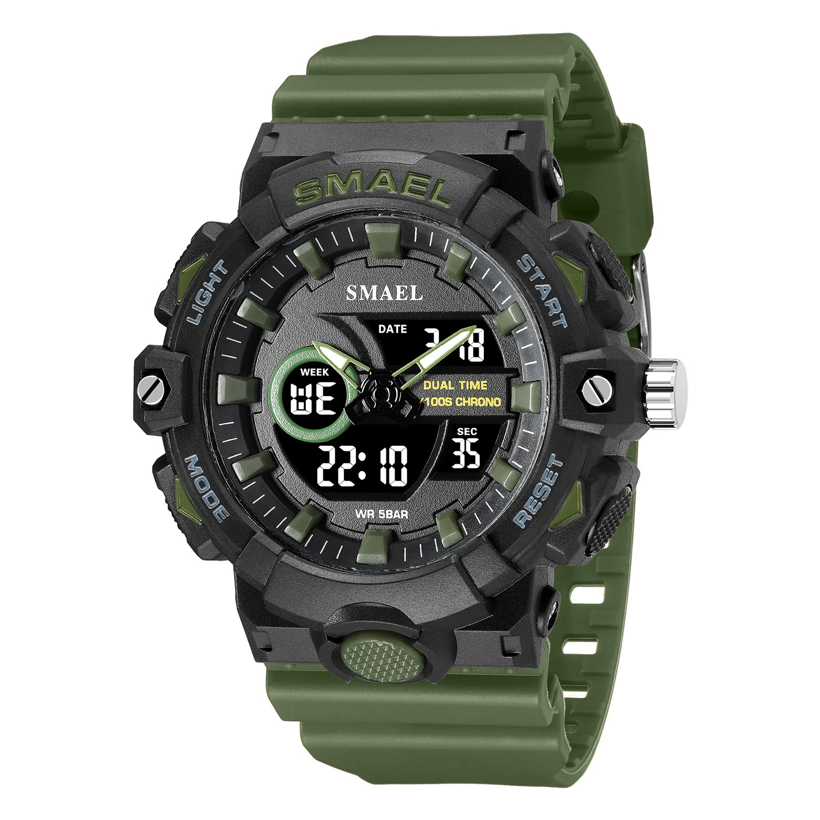 Youth Sports Electronic Watch Tibetan Tape Double Night Light Time Personalized Watch