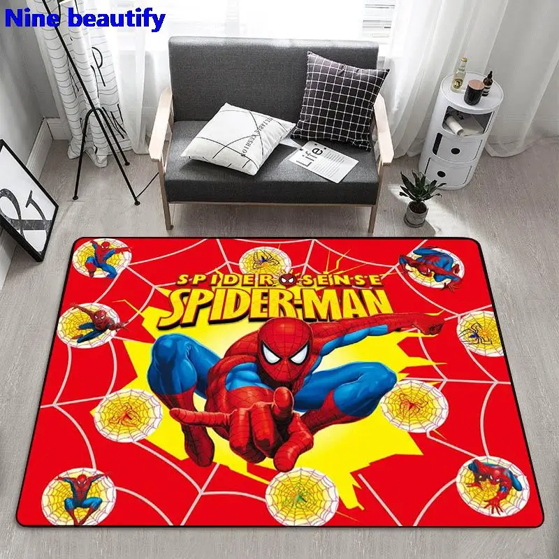 

3D Cartoon Spider Rug Tapis Carpet Children's Play Room Play Carpet Living Room Bedroom Beautiful Large Carpet Non-slip Carpet