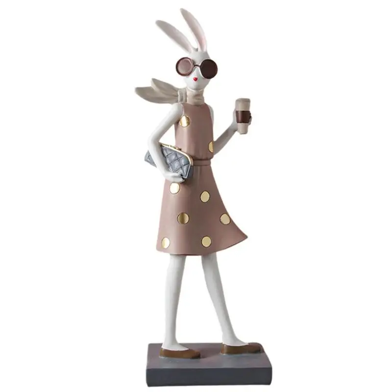 

Bunny Statues Home Decor Indoor Tall Resin Rabbit Statue Rabbit Sculptures Home Decor Indoor Rabbit Statue Modern Bunny