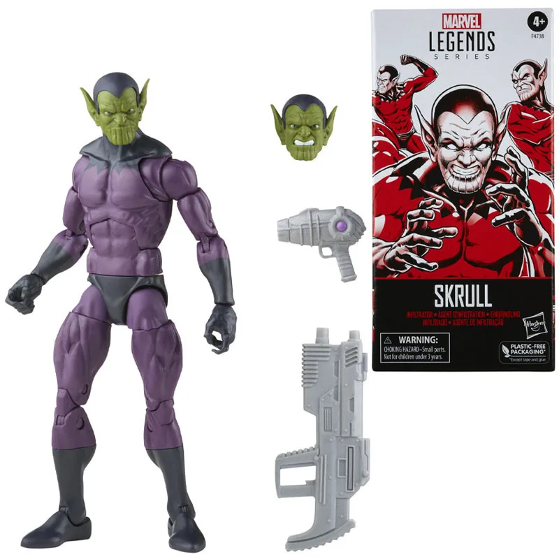 

In Stock Marvel Legends Series Skrull Trooper Pack 6-Inch Action Figure Toys Collection Christmas Gifts for Children