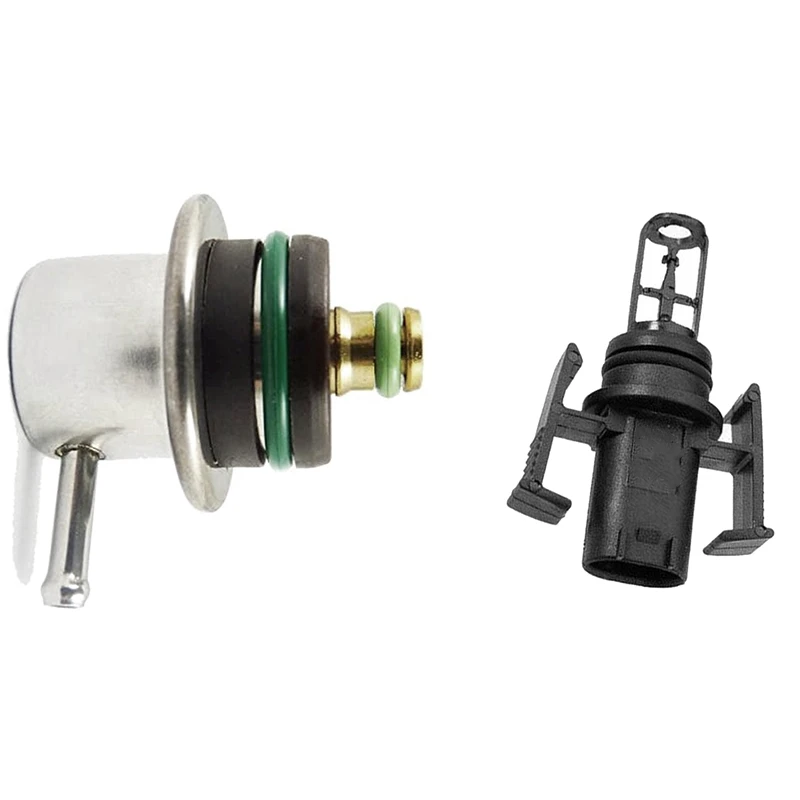 

1 Pcs Fuel Pressure Regulator & 1 Pcs Car Intake Air Charge Temperature Sensor for Mercedes