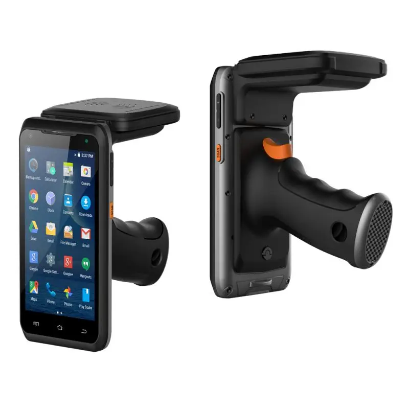 

Android 8.1 Rugged PDA NFC RFID 1D 2D Barcodde Scanner Handheld Terminal Device with Pistol Grip