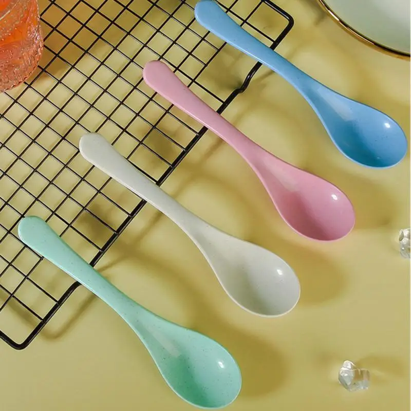 Десертная десертная ложка мини-документная рисовые хлопья мороженое рисовая