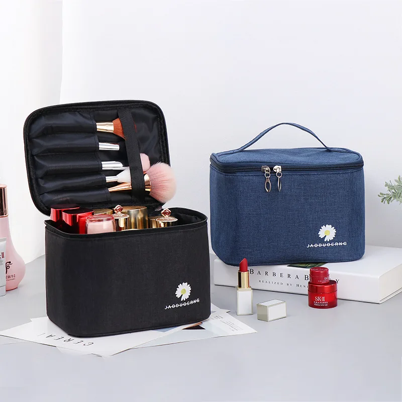 

Portable Women Makeup Bag Toiletrie Organize Outdoor Cosmetic Storage Pouch Multifunction Waterproof Female Travel Make Up Cases