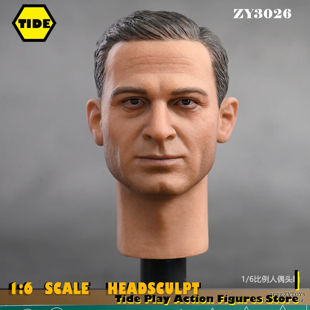 

ZYTOYS ZY3026 1/6 Male Soldier WWII Pilot Head Sculpt Carving Model Accessories High Quality Fit 12'' Action Figure Body