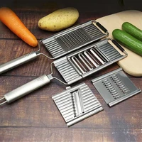multifunction handheld vegetable grater stainless steel kitchen potato shredder non slip carrot slicer fruit vegetable tools