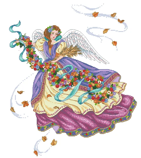 

14/16/18/27/28 высококачественный красивый Счетный Набор для вышивки крестом-dim 3791 angel 49-57