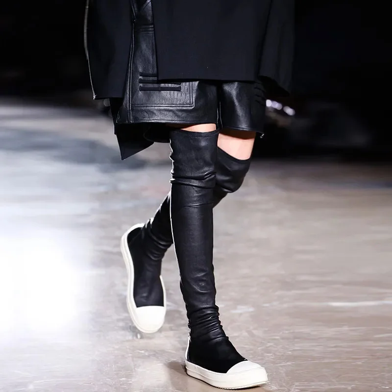 

Black classic women's shoes lovers shoes spring autumn winter casual sports boots flat boots large size 44