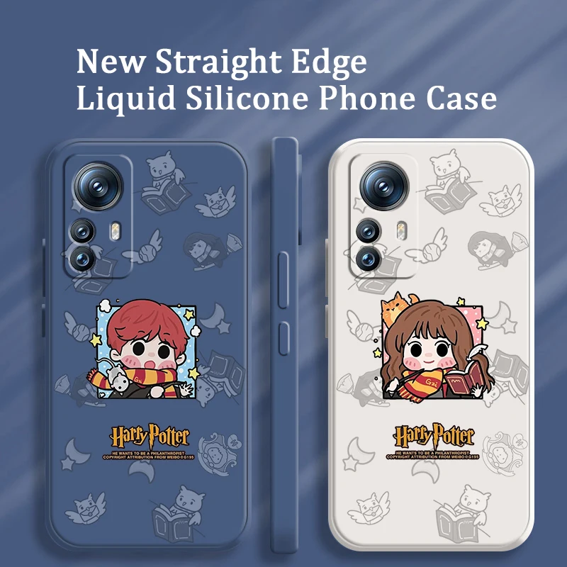 

Phone Case For Xiaomi Mi 12S 12X 12T 12 11i 11T 11 10 10S 10T Pro Lite Ultra 5G Cartoon Potters Cute Harries Liquid Rope Cover