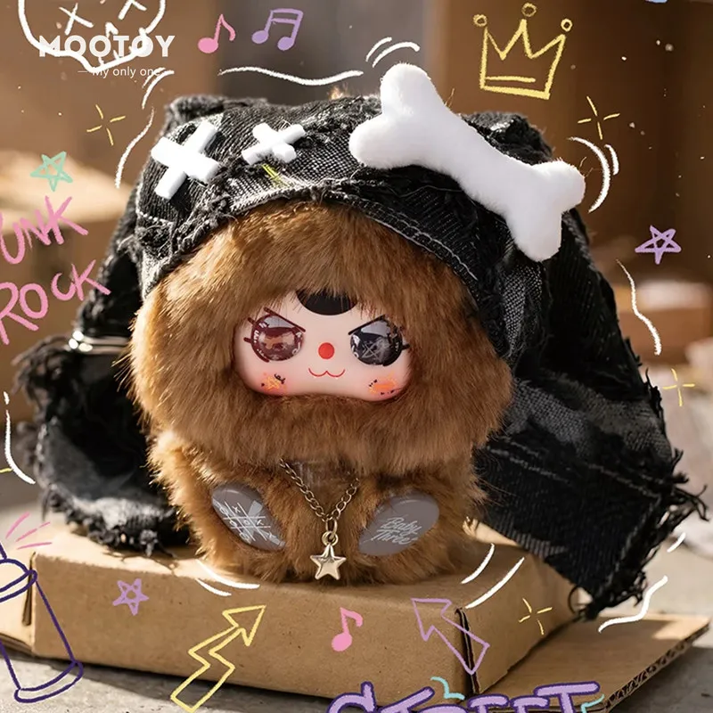 Фото Серия Blind Box «Три бунтаря»: Милая плюшевая кукла-брелок для рюкзака, коллекционный сувенир для девочек, подарок на день рождения для фанатов №5
