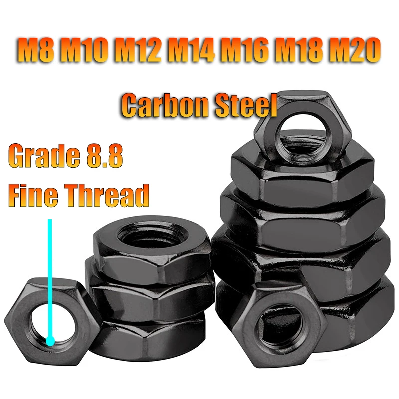 

Тонкие гайки из углеродистой стали M8 M10 M12 M14 M16 M18 M20