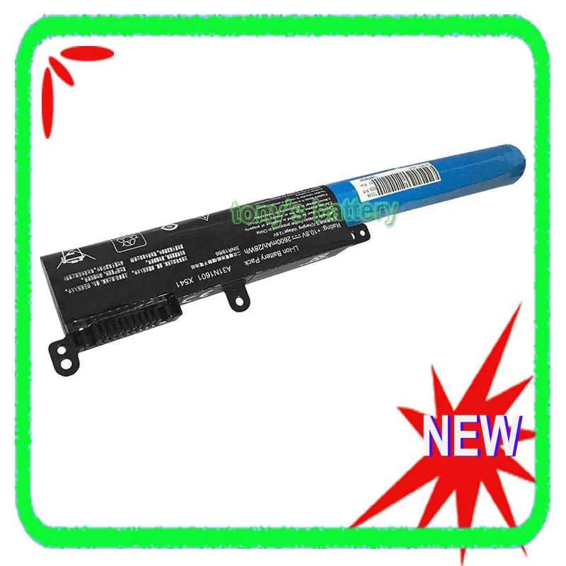 Фото Аккумулятор для ноутбуков ASUS A31N1601, совместимый с моделями X541, X541U, X541S, X541UA, X541UV, X541SC, R541UJ, R541UA, F541UA №1