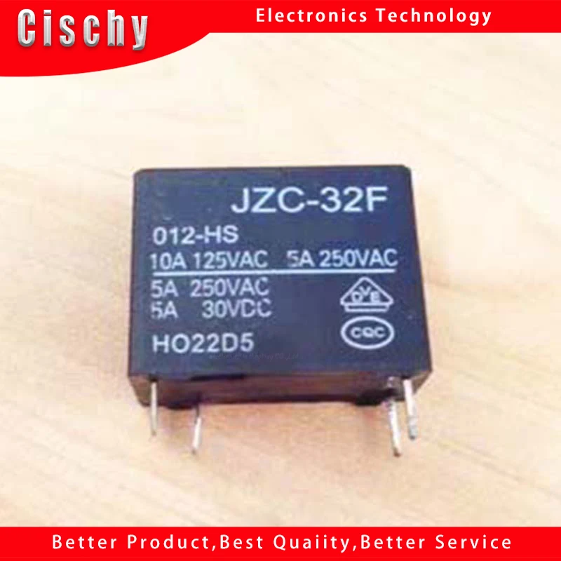 10 шт./Лот HF32F-G JZC-32F HF32F - 005 012 024-HS/HS3/ZS3 3A 5A 10A 250VAC 4PIN 5pin JZC/HF32F-G-012-HS DC5V 12V 24V реле