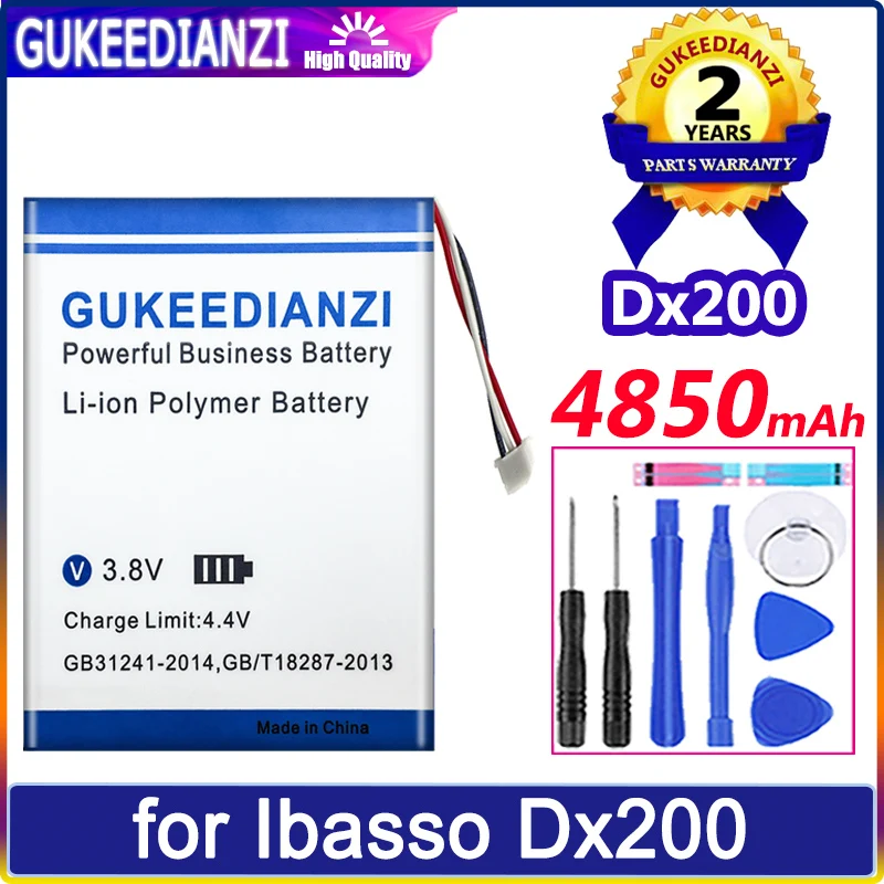 

Аккумулятор GUKEEDIANZI 4850mAh для аккумуляторов Ibasso Dx80 X120 Dx200