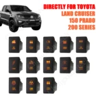 12 В 3 А оранжевый светодиодный OEM сменный кнопочный переключатель для Toyota, Hilux, Landcruiser Prado HiAce RAV4 вкл. ВЫКЛ. Переключатель новый
