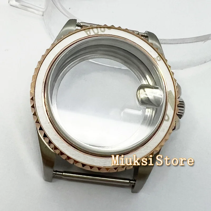Чехол для часов NH35 38/40 мм нержавеющая сталь 316L Sapphire Date Cyclops однонаправленный