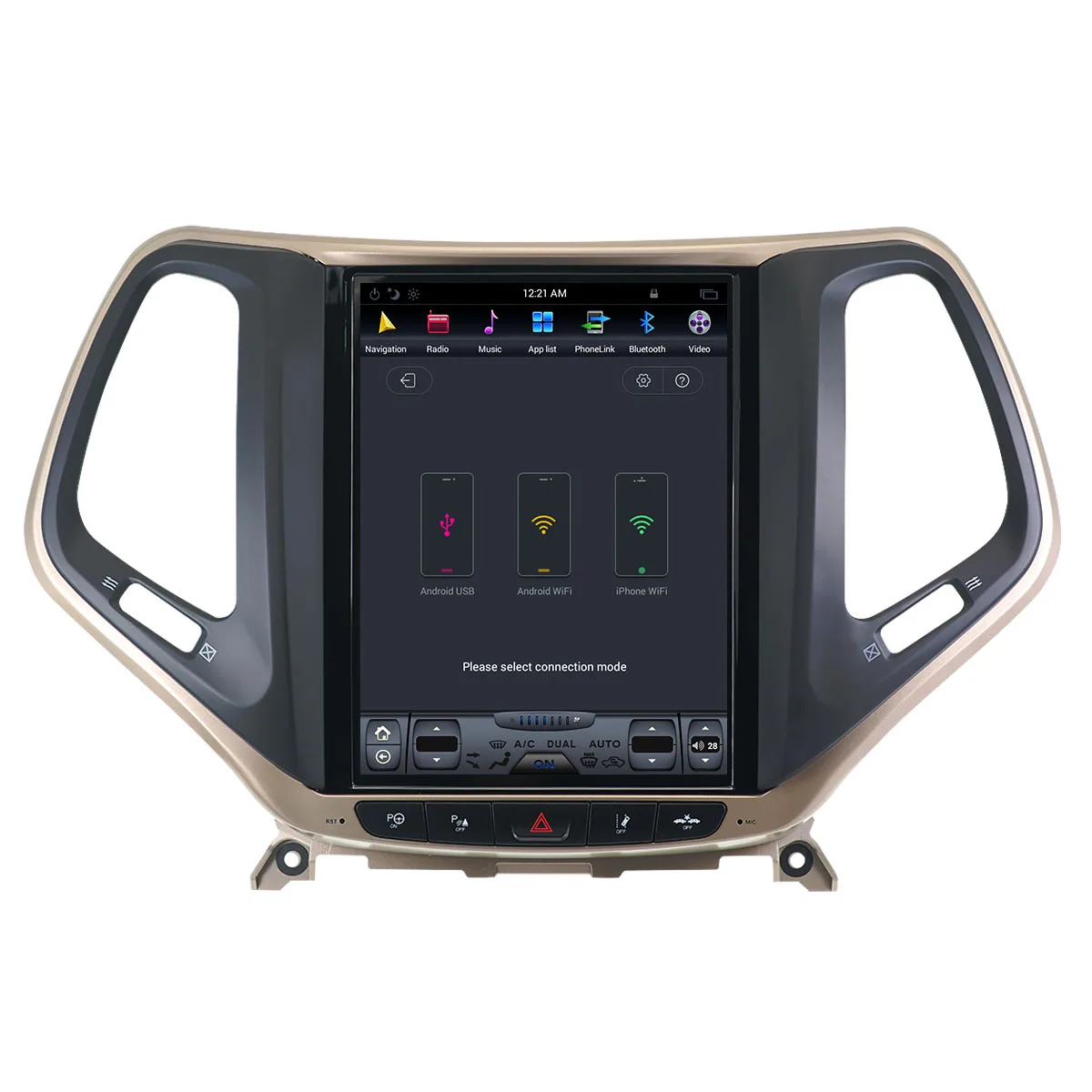 

Android 9.0 Car Radio GPS Navigator Unit For JEEP Cherokee 2015-2019 Car Multimedia Player Auto Stereo Head Unit Radio Record