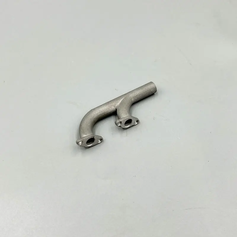 Выхлопная труба с винтовыми металлическими аксессуарами для двухцилиндрового