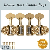 german style singer tuner 34 44 double bass universal pure brass machine head upright bass tuning pegs