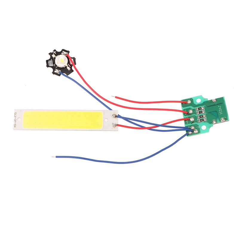 Dual LED Light Board Desk Lamp Flashlight Driver Circuit DIY Accessories DC3.7V-5V
