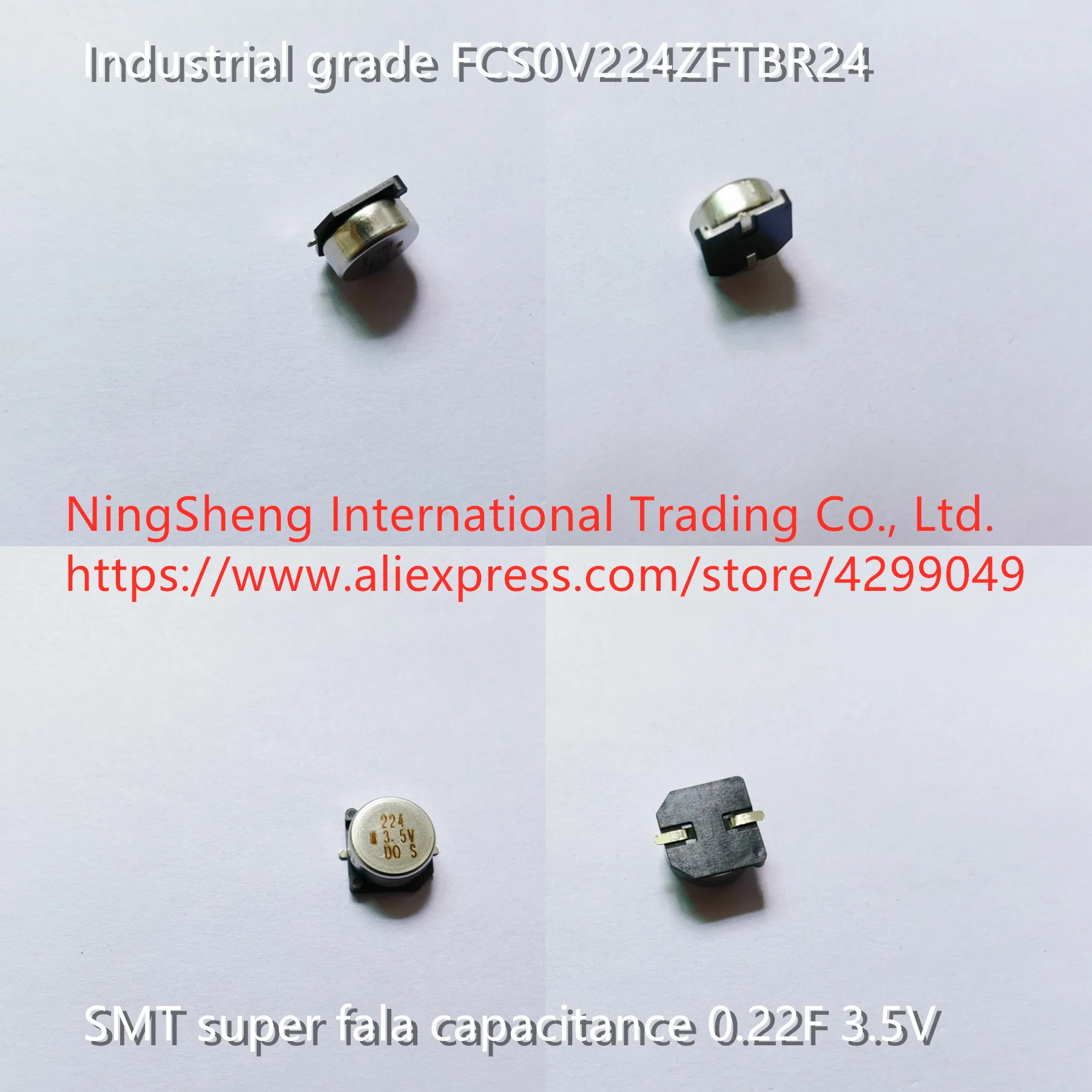 

Original new 100% SMT super fala capacitance 0.22F 3.5V industrial grade FCS0V224ZFTBR24 (Inductor)